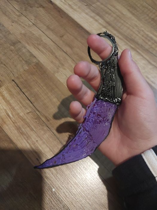 Karambit CS GO z długopisu 3d
