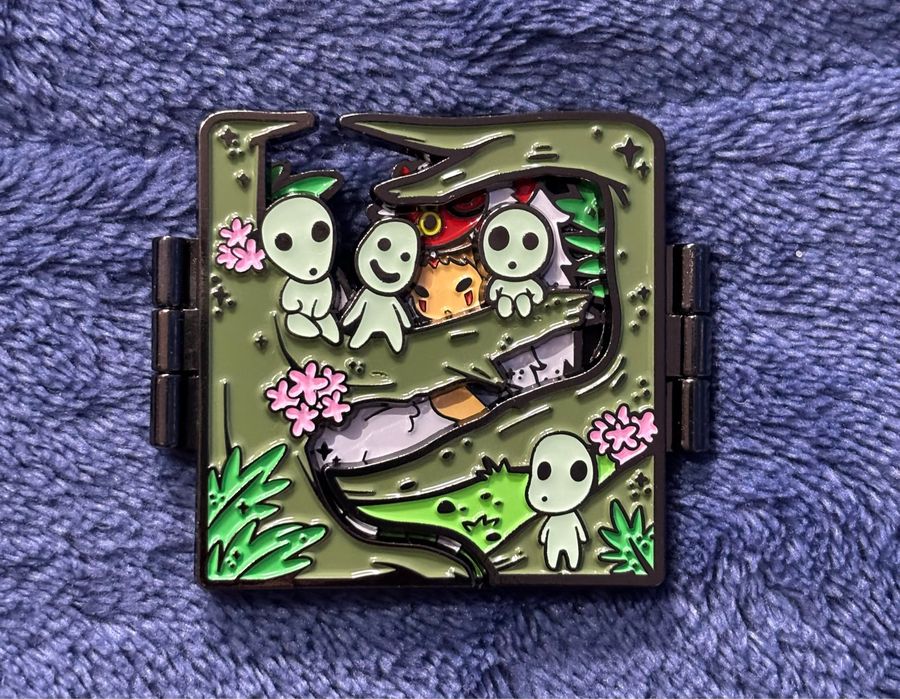 Аниме Значок 3D принцесса Мононоке брошка Хаяо Миядзаки Ghibli Тоторо