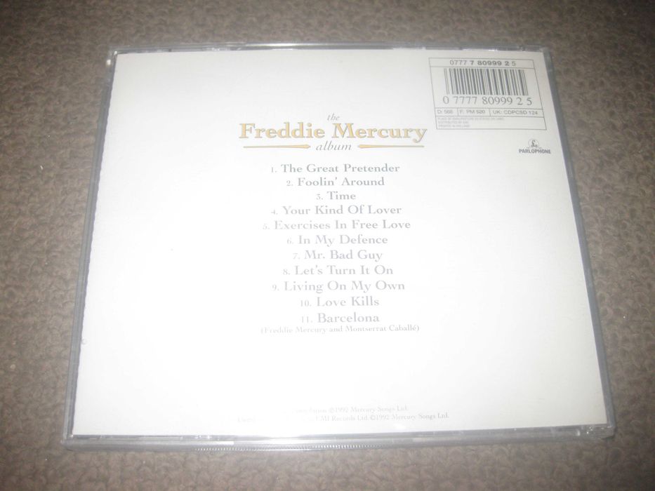 CD do Freddie Mercury "The Freddie Mercury Album"