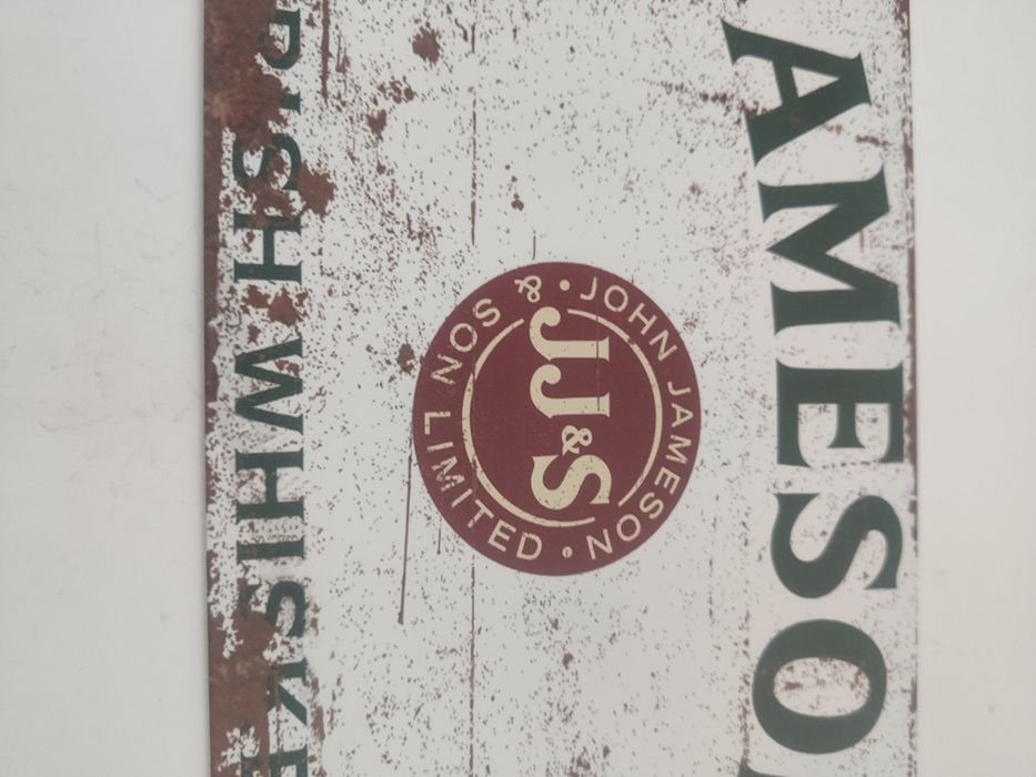 Tablica metalowa do powieszenia Jameson 30x20 cm