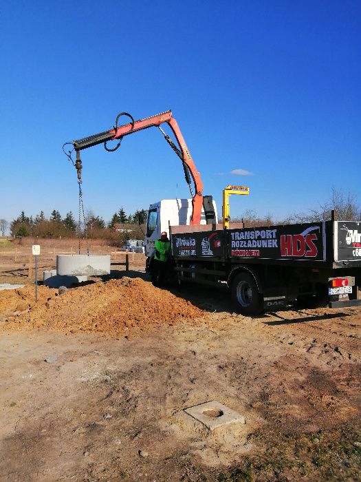 Kręgi betonowe, studnie TRANSPORT