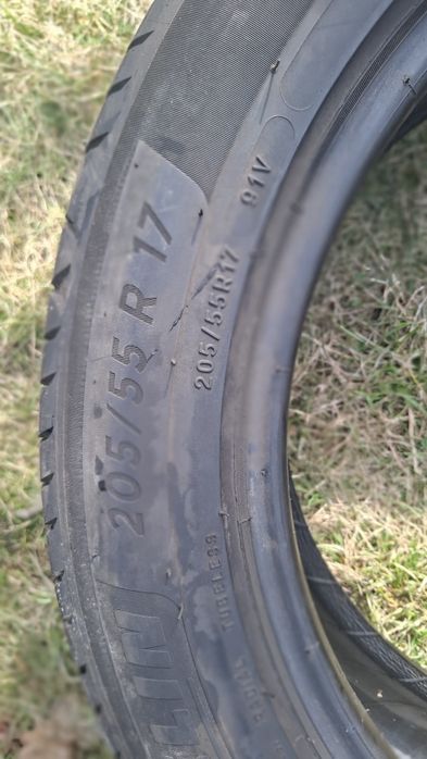 205/55R17 Michelin 2szt jak nowe