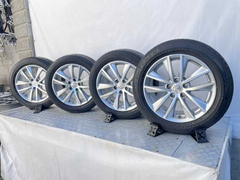 Легкосплавні диски Infiniti з гумою Bridgestone 225/55 R17 Розборка