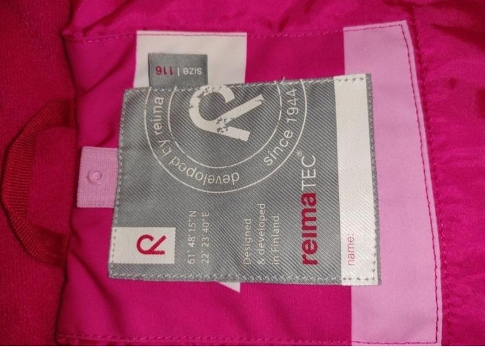 Комбинезон Reima на девочку Куртка Reima