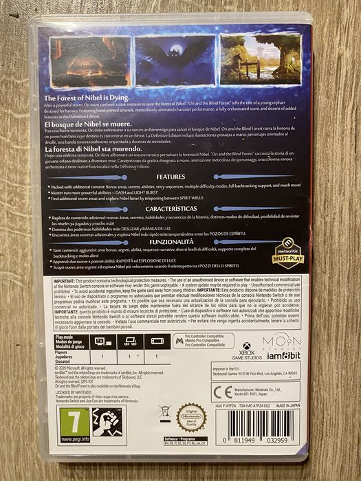 Ori and the Blind Forest Nintendo Switch