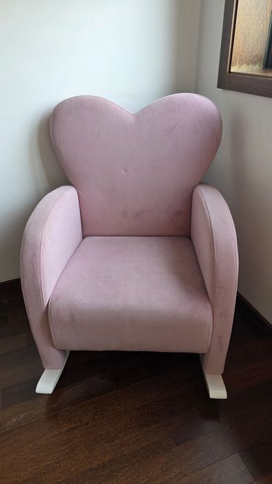 Cadeirão Rosa Coração