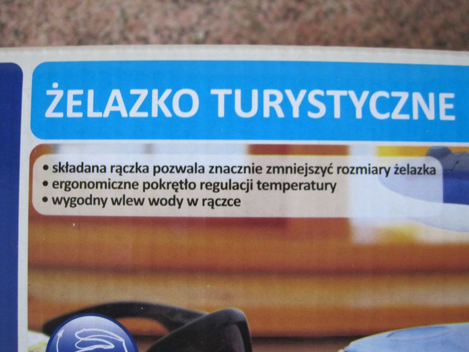 Żelazko turystyczne z parą Clarus