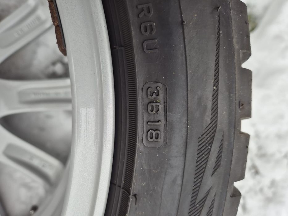 Felgi aluminiowe na oponach zimowych nr 17