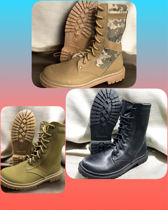 Берці літні шкіра підошва Нато 36-48 Розн/Опт.