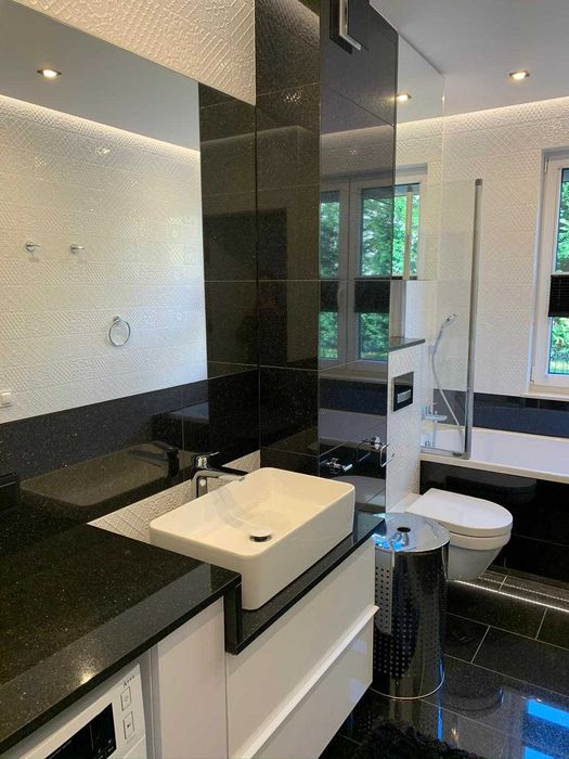 Granit Black Galaxy, czarny, kamień naturalny, płytki, stopnie, blaty