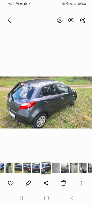 Mazda 2. Tylko 9 tys km przebieg. Szwajcar. 1.3 B. Jak NOWY