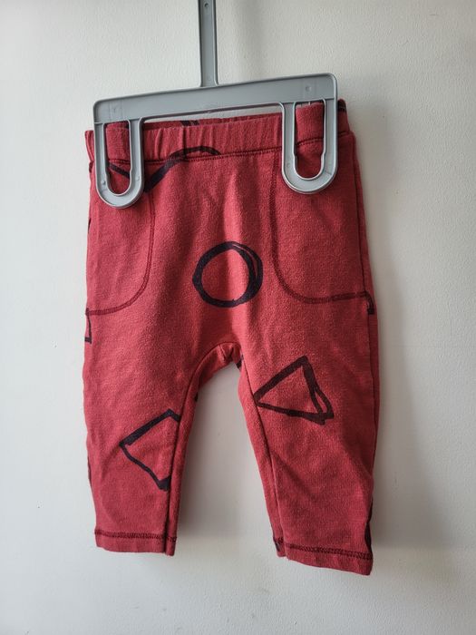 Zara getry. Czerwone, burgundowe spodnie dresowe, dresy na gumie. legg