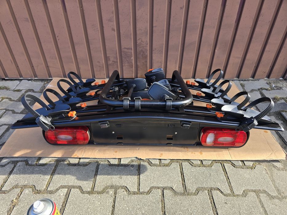 Bagażnik rowerowy na hak Aguri Active 3+1 Bike 4 rowery jak Thule