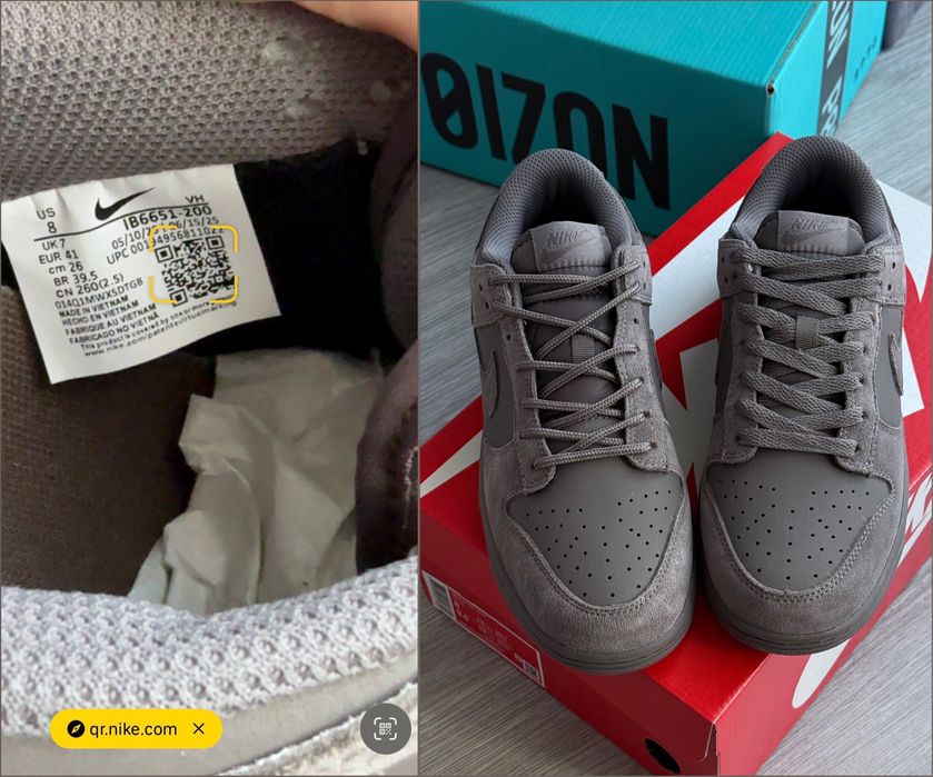мужские Nike Dunk Low SE Wolf brown (new in box)