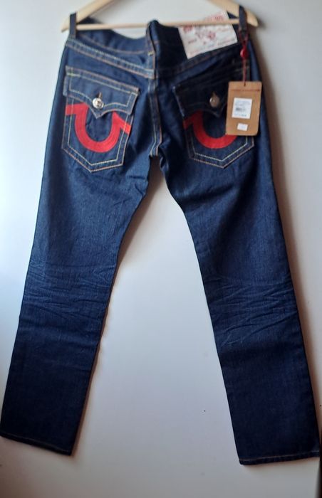 Spodnie jeans Thrue Religion 34/33 bawełna