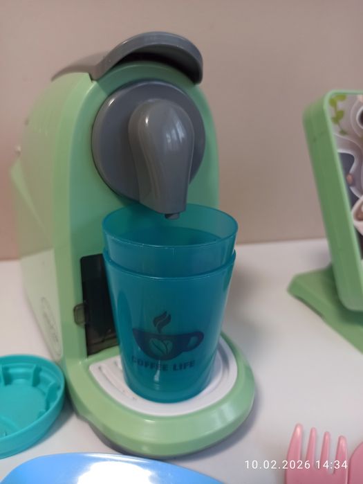 Іграшковий набір кав'ярня з підсвіткою звук світло