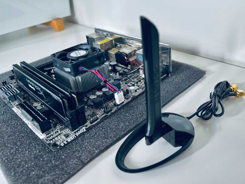 Super energooszczędna platforma Asrock AM1H-ITX, AMD Athlon 5350, 12GB