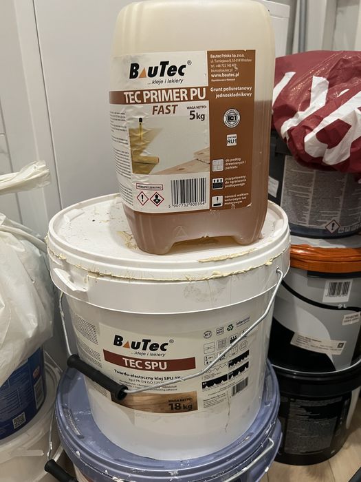 Grunt i klej do paneli winylowych BauTec Tec Spu i Tec Primer PU