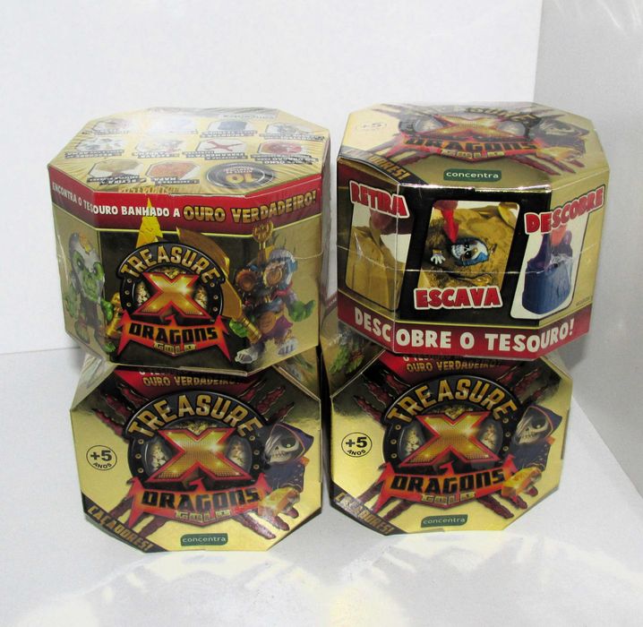 4x Treasure X Dragons Gold Hunters (Caça ao Ouro!)