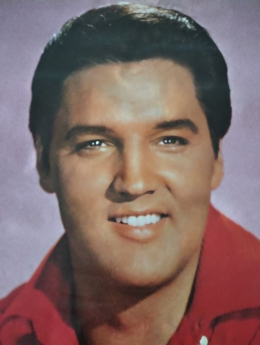Antigo poster original Elvis Presley