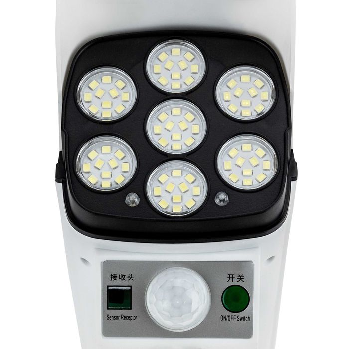 Atrapa kamery z solarną lampą LED i czujnikami