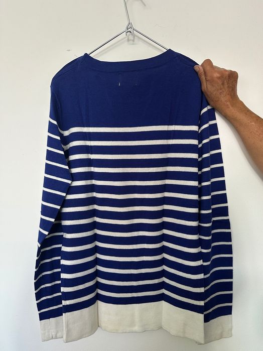 Camisola Azul Riscas Brancas Nº 40