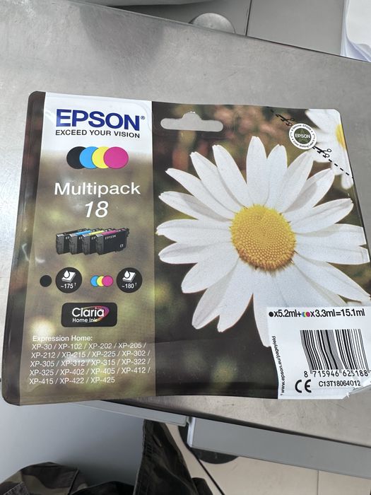 Epson multipack 18 фарба набір картріджів краска для прінтера
