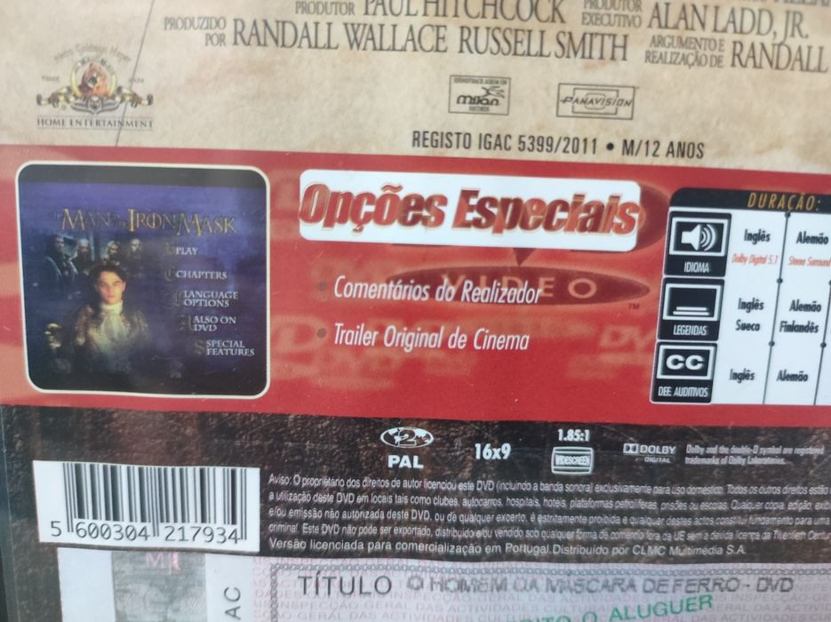 O Homem da Máscara de Ferro - com Leonardo DiCaprio