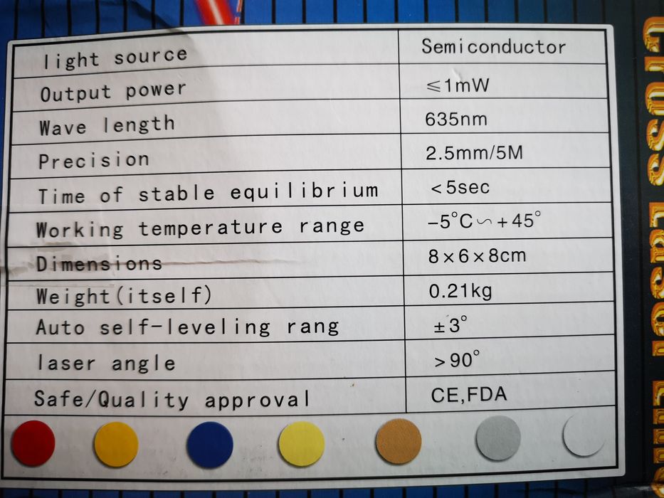 Self-leveling laser64309544148994121