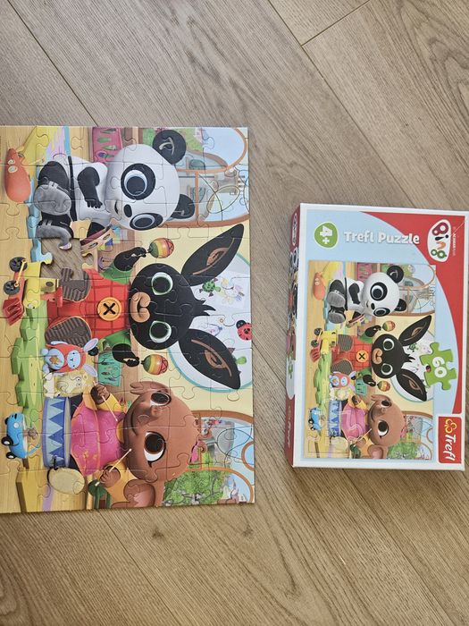 8 pudełek puzzle dla dzieci czuczu bluey