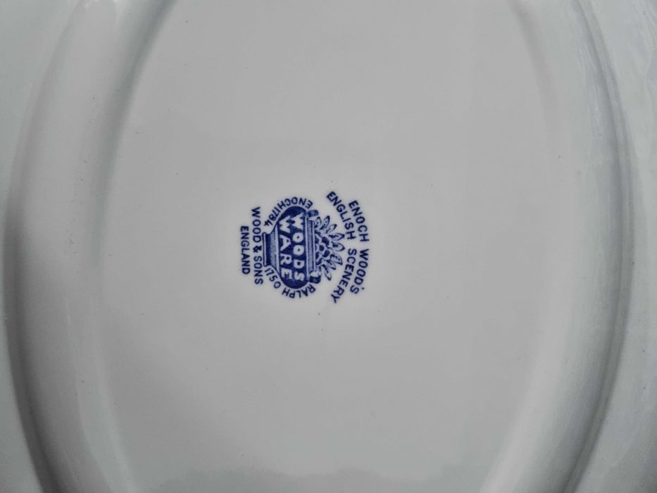 Travessa/Prato em cerâmica Woods Ware da Woods & Sons