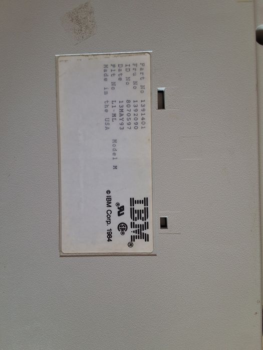Клавіатура IBM Model M  PN 1391401, 1993 року