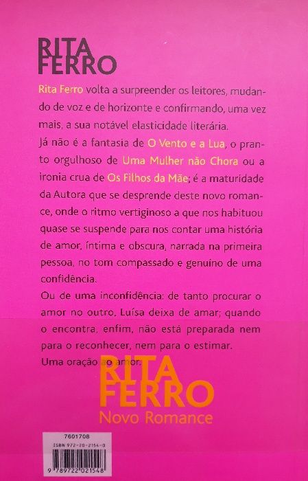 RITA FERRO - Livros