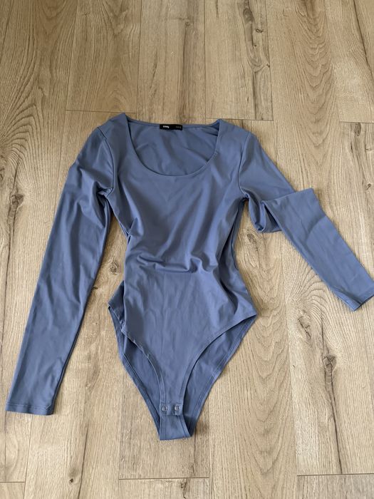 Боді в сіро-блакитному кольорі, розмір С-М.