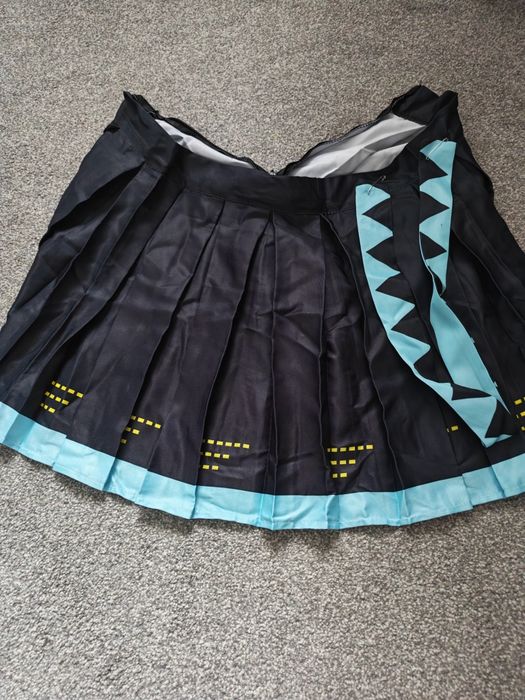 Kostium cosplay Hatsune Miku peruka komplet