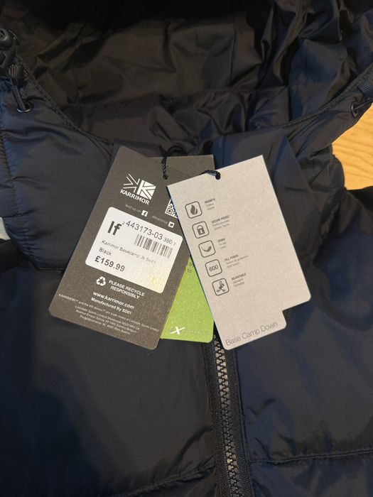 Пуховик Karrimor Basecamp чорний Оригінал