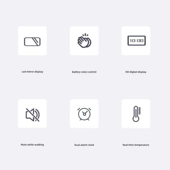 Часы электронные LED