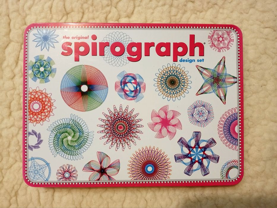 Набір для малювання Martinex Spirograph Neon у бляшаній коробці