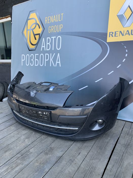 Бампер передній Рено меган 3 TEB 66, перід бампер Megane 3 2009-2011