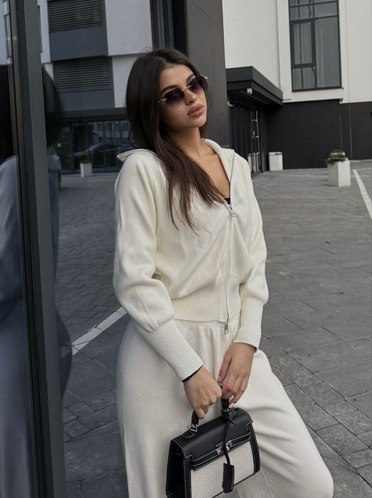 Теплий стильний костюм, костюм з бавовни