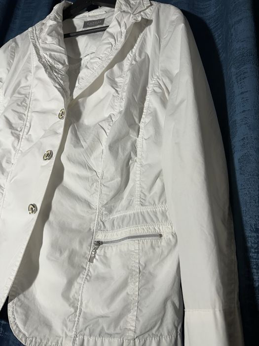 Kurtka wiosenna biała