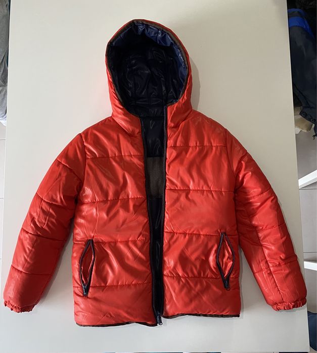 Kispo vermelho e azul de dupla face (reversível) da Nukutavake