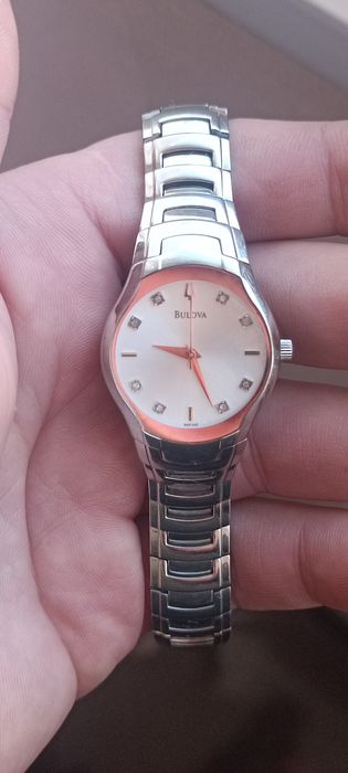 Часы Bulova Diamond Dress Watch модель 96P145  original