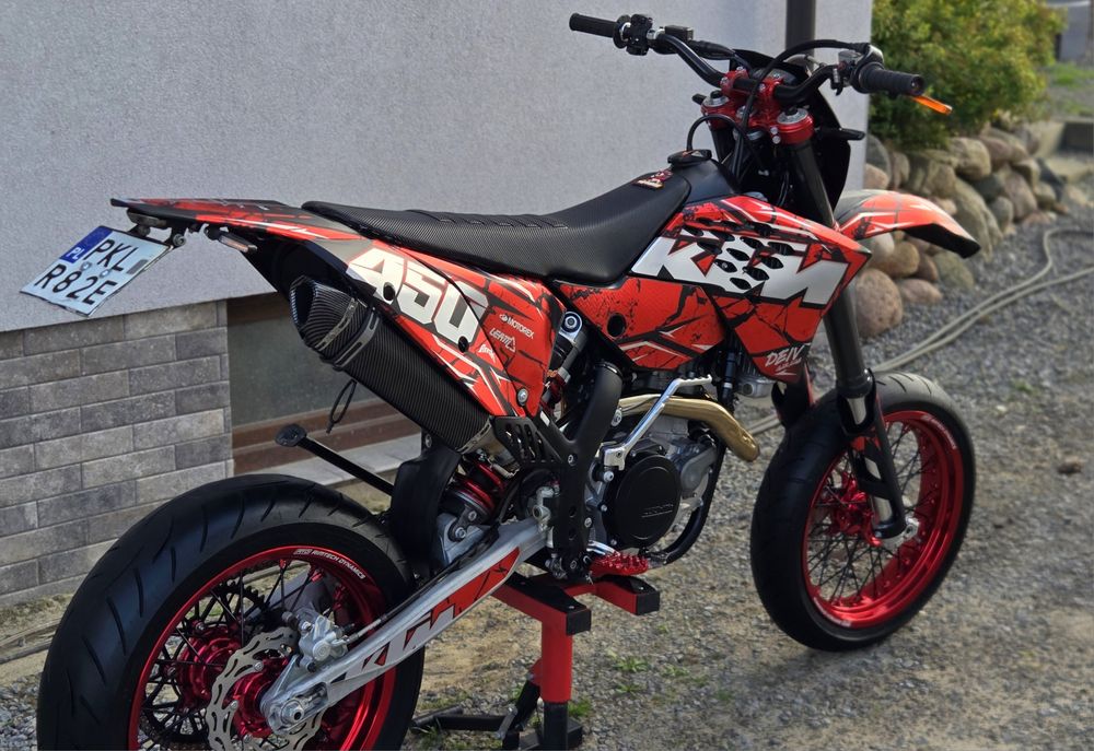 KTM exc 450 po remoncie supermoto sm super moto husqvarna husaberg remont 500