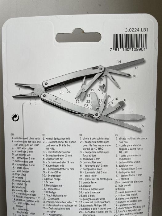 Мультитул Victorinox Swisstool Spirit X 3.0224.L