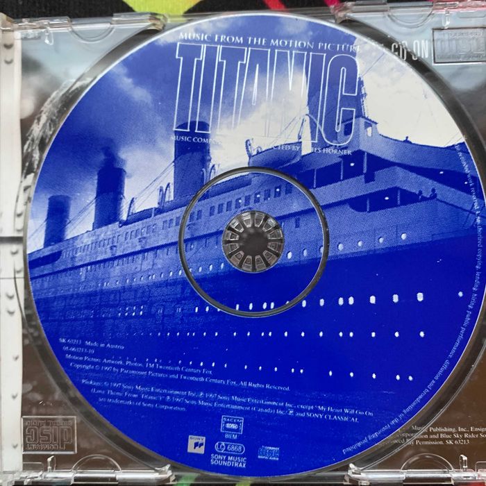 CD James Horner – Titanic (Soundtrack) 1997 Sony Classical Europe