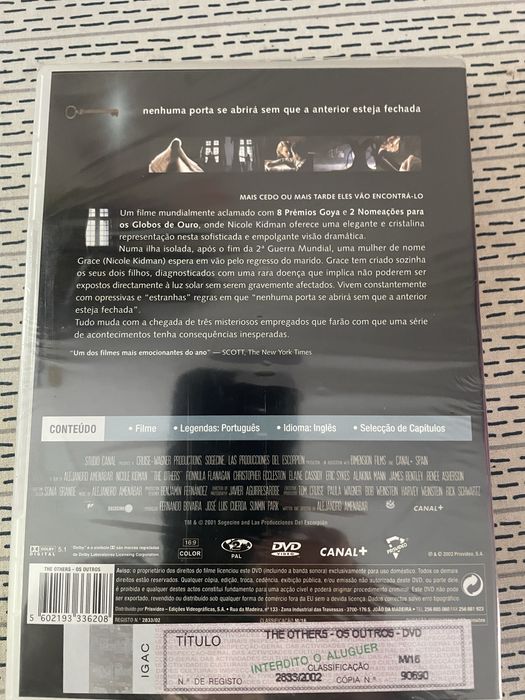 DVD Os Outros com Nicole Kidman