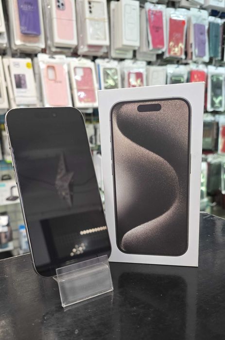Iphone 15 Pro 128gb Natural Titanium, bat 88%. Gwarancja. CH Domino