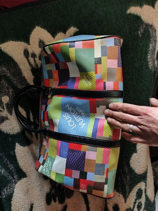 сумка Louis Vuitton Keepall Bandouliere 50 з колекції Multicolor 3D Gr