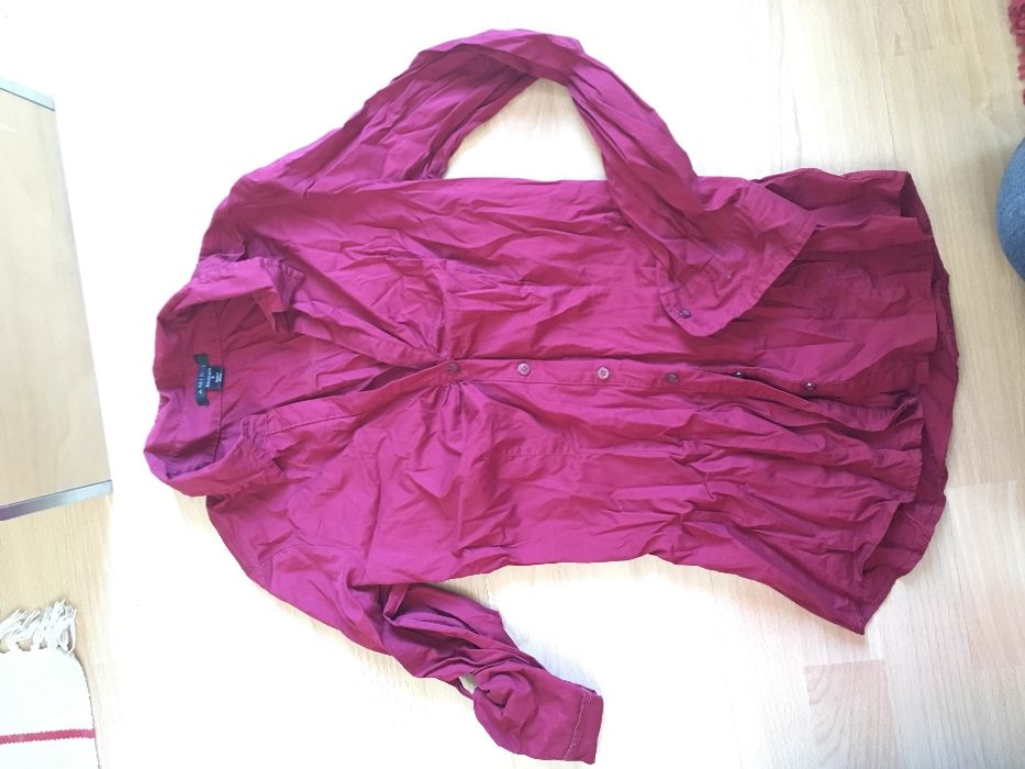 Bordowa koszula AMISU